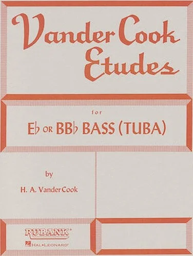Vandercook Etudes for Bass/Tuba (B.C.)