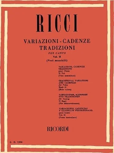 Variations and Cadenzas of Rossini - Appendix No. 2