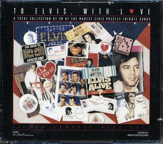 Various - To Elvis, With Love: A Total Collection Of 40 Of The Rarest Elvis Presley Tribute Songs (40 tracks) (2xCD)