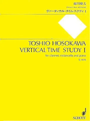 Vertical Time Study 1 (one) For Clarinet, Violoncello And Piano Set Of Parts