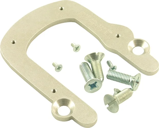 Vibramate Original V5 Stop Tailpiece Adapter Kit For Bigsby B5 Left Hand Silver