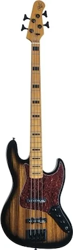 Vintage Element 4 Zebra Burst Electric Bass