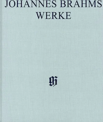 Violin Concerto and Concerto for Violin and Violoncello, Piano Reductions, Op. 77, 102 - Brahms Complete Edition: Series IA, Vol. 7
Clothbound score