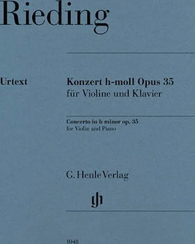Violin Concerto in B Minor, Op. 35 - Violin and Piano Reduction