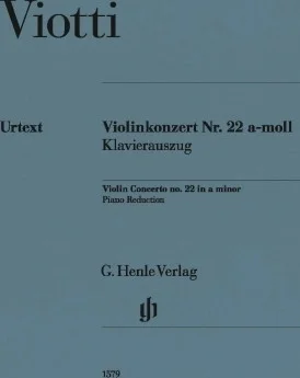 Violin Concerto No. 22 in A Minor - Violin and Piano