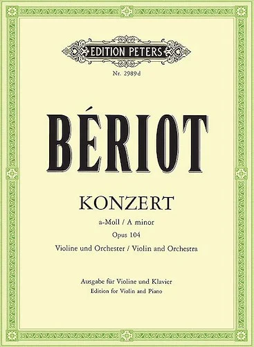 Violin Concerto No. 9 in A minor Op. 104 (Edition for Violin and Piano)<br>