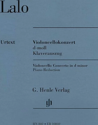 Violoncello Concerto in D minor - With Marked and Unmarked Cello Parts
