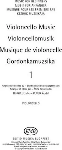 Violoncello Music For Beginners - Violoncello Part