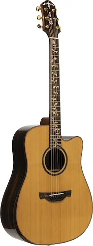 VL series 28, Dreadnought cutaway acoustic-electric with solid VVS spruce top