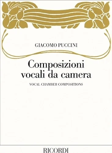 Vocal Chamber Compositions - (Composizioni Vocali da Camera)