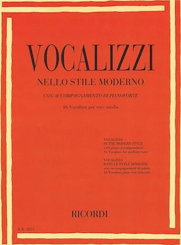 Vocalises in the Modern Style  Vocalizzi Nello Stile Moderno