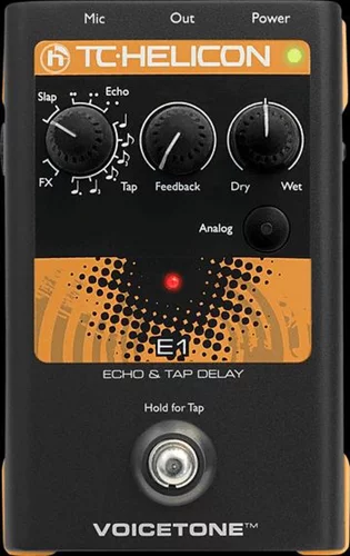 VoiceTone Series Echo and Tap Delay Pedal
