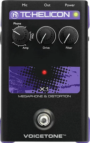 VoiceTone Series Megaphone and Distortion Pedal