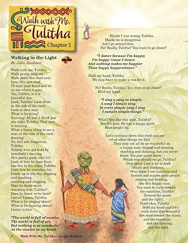 Walk With Me, Tulitha - Story and Songs of Learning, Discovery and Meeting Life's Challenges