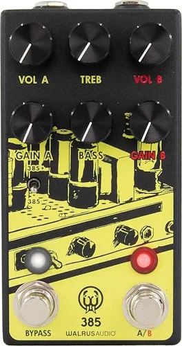 Walrus Audio 385 Overdrive mkII Pedal, Yellow