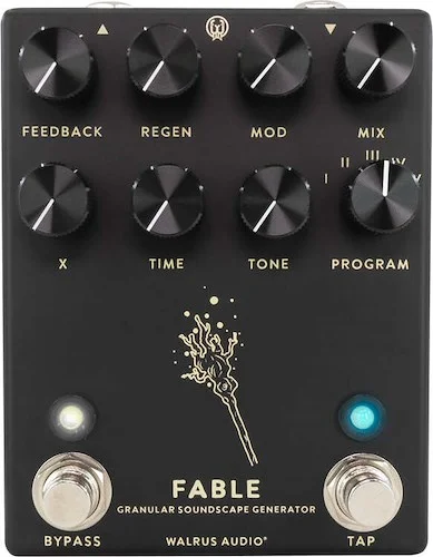 Walrus Audio Fable: Granular Soundscape Generator, Black 2024