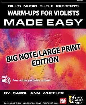 Warm-Ups for the Violists Made Easy<br>Big Note/Large Print