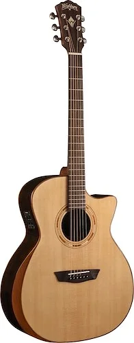 Washburn G20SCE Comfort 20 Series Grand Auditorium Cutaway Acoustic Eletric Guitar. Natural
