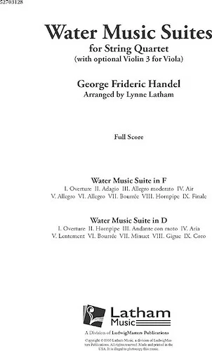 Water Music Suite for String Quartet