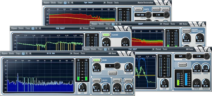 Wave Arts Master Restoration Suite (Download) <br>Remove unwanted noise from recordings - Mac/PC AAX Native, AU, VST, RTAS