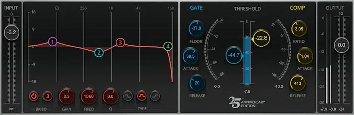 Waves AudioTrack (Download) <br>EQ and Dynamics in One Easy-to-Use Interface