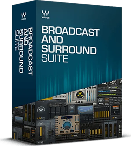 Waves Broadcast and Surround Suite	 (Download) <br>Industry-standard Tools for Broadcasting and Streaming in Surround