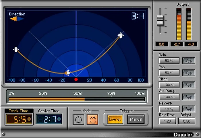 Waves Doppler	 (Download) <br>Create the Frequency/Pitch Shift Effect of Sounds Traveling Past You