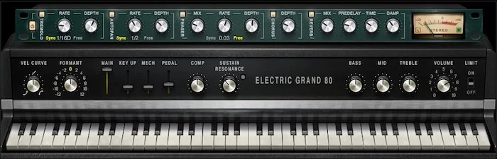 Waves Electric Grand 80 Piano	 (Download) <br>Sampled from the Iconic Instrument of Polished 80s Pop and R&B