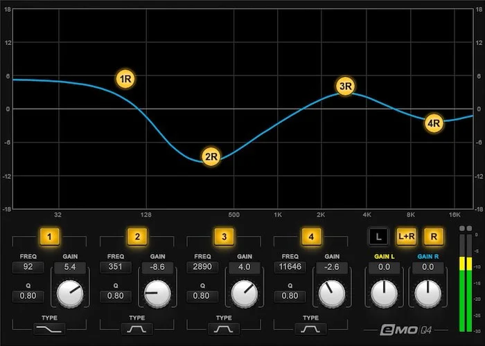 Waves eMo Q4 Equalizer	 (Download) <br>The Essential Tool for Live Performance EQ
