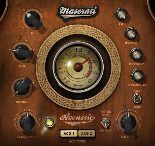 Waves Maserati ACG	 (Download) <br>Standout Acoustic Guitar Sounds—Every Time