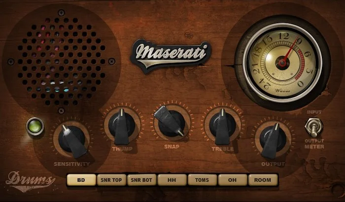 Waves Maserati DRM	 (Download) <br>Pump Up the Power for Drums in Thick Mixes