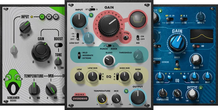 Waves MDMX Distortion Modules	 (Download) <br>Your Toolkit for Classic and Modern Distortion