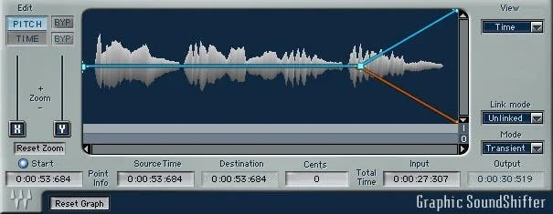 Waves SoundShifter (Download) <br>Stretch Time and Pitch with Outstanding Quality