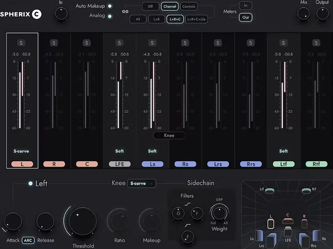 Waves Spherix Immersive Compressor & Limiter	 (Download) <br>Shape Perfect Dynamics Fast in Immersive Mixes