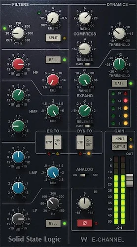 Waves SSL E-Channel	 (Download) <br>The SSL That Modernized Recording