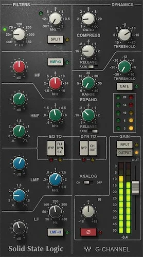 Waves SSL G-Channel	 (Download) <br>The Sound of the Console that Powered Thousands of Hits