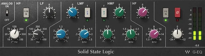 Waves SSL G-Equalizer	 (Download) <br>Prioritize Character with This Classic SSL EQ