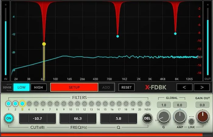 Waves X-FDBK (Download) <br>Eliminate Feedback Automatically in Live Shows