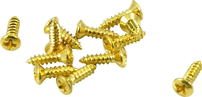 WD #3 Screws For Gibson Pickguards Gold Pack Of 50