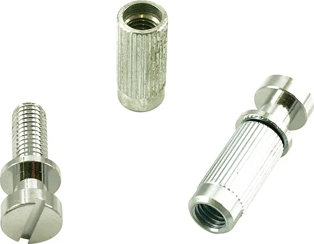 WD 4 Piece Stop Tailpiece Stud & Insert Set With Metric Threads Chrome