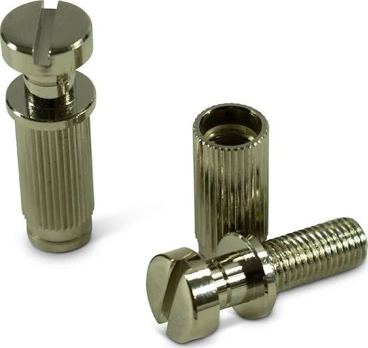 WD 4 Piece Stop Tailpiece Stud & Insert Set With USA Threads Nickel