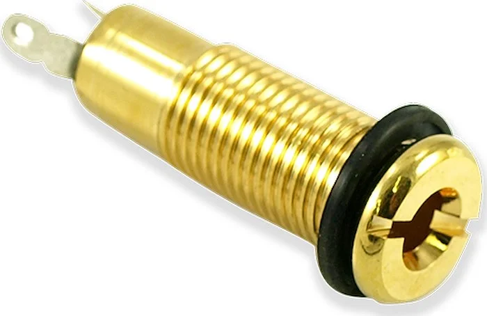 WD Acoustic Guitar Stereo 1/4in. Endpin Jack Gold Single