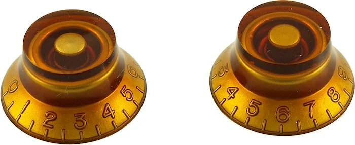WD Bell Knob Set Of 2 Amber