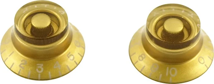 WD Bell Knob Set Of 2 Gold