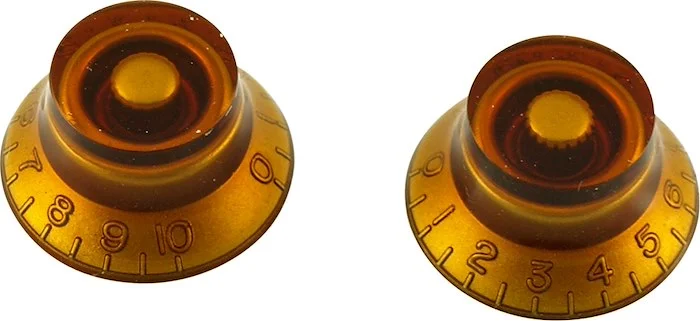 WD Bell Knob Set Of 2 Metric Amber