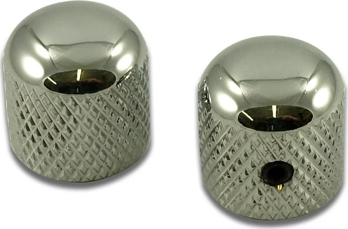 WD Brass Dome Knob Set Of 2 With 1/4 in. Internal Diameter Chrome
