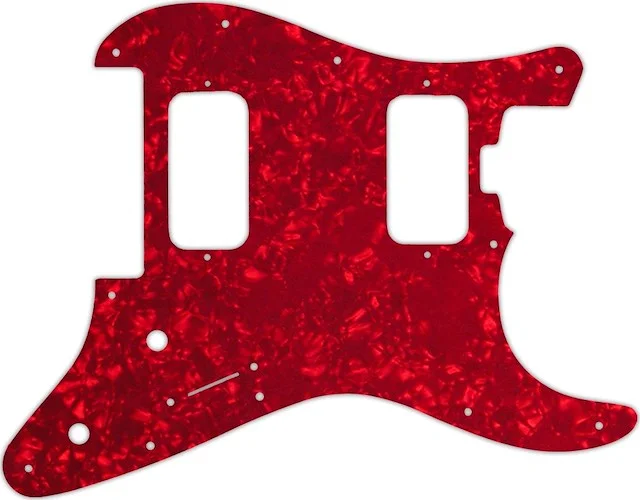 WD Custom Pickguard For Charvel 2010-Present Made In Mexico Pro-Mod So-Cal Style 1 HH FR #28R Red Pe