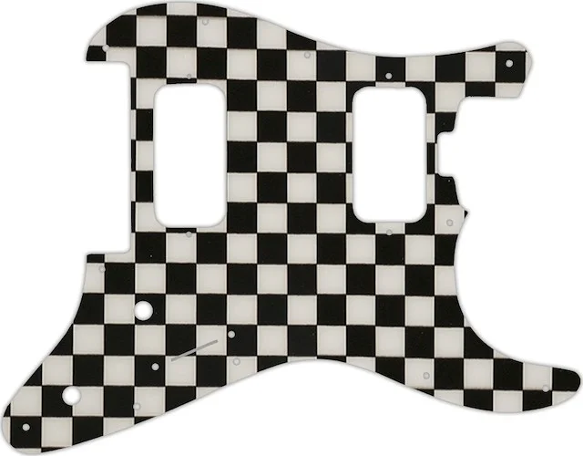 WD Custom Pickguard For Charvel 2010-Present Made In Mexico Pro-Mod So-Cal Style 1 HH FR #CK01 Checkerboard Graphic