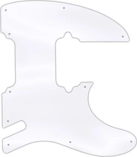 WD Custom Pickguard For Charvel 2020 Pro-Mod So-Cal Style 2 HH 2PT #45 Clear Acrylic