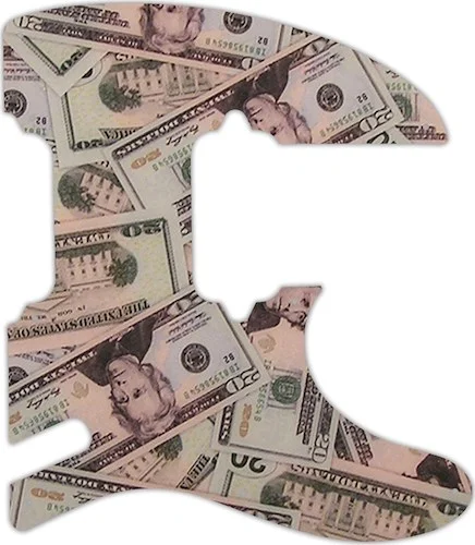 WD Custom Pickguard For Charvel 2020 Pro-Mod So-Cal Style 2 HH 2PT #G16 Money Graphic